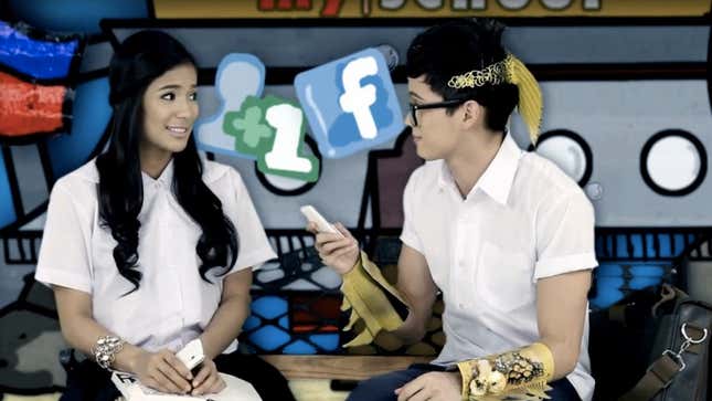 A music video promoting Filipino handset maker MyPhone
