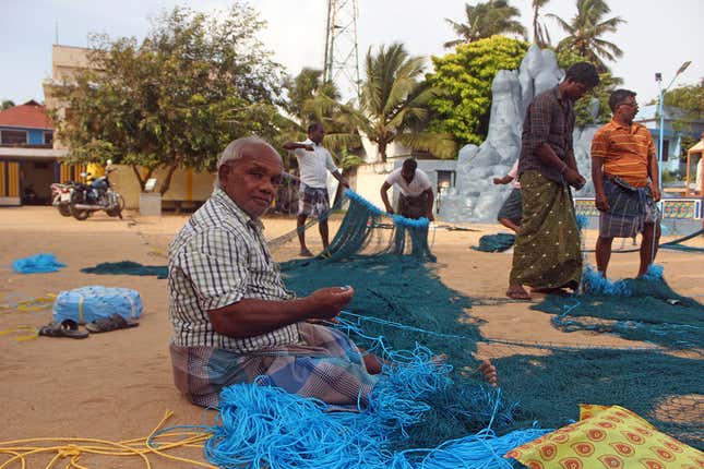 A Thoothoor fisherman