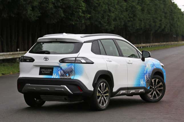 Image for article titled Toyota Found a Way to Put a Manual Transmission in a Hydrogen-Powered Car
