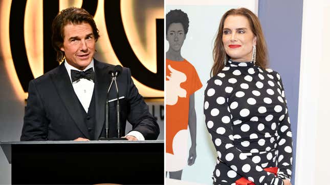 Image for article titled Brooke Shields Would Like Tom Cruise to Please Resume Sending Her Bundt Cakes