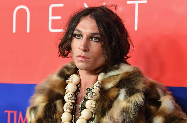 Ezra Miller attends the First Annual “Time 100 Next” gala at Pier 17 in New York City in 2019.