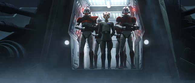 Image for article titled Star Wars: The Bad Batch Trades a Murky War for a Touching Tale of Found Family