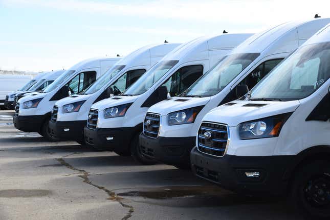 Image for article titled The First EVs in USPS' All-Electric Fleet Will Come From Ford