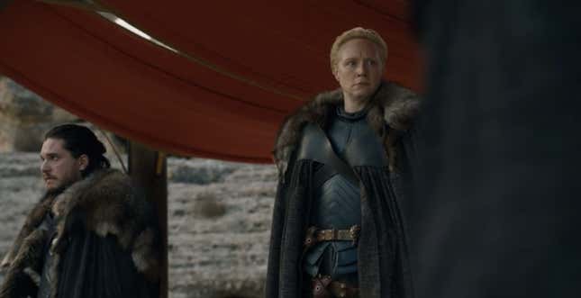 Image for article titled A comprehensive guide to all the side-eye and knowing glances in the “Game of Thrones” finale