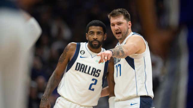 Kyrie Irving and Luka Dončić honestly seem like they’d be pretty good together in a buddy cop film