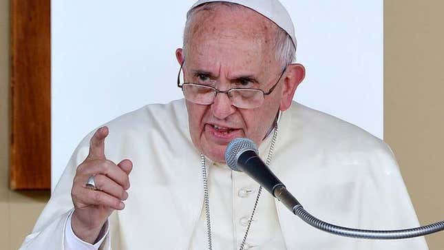 Image for article titled The Onion Looks Back At Pope Francis’ First 10 Years At A Dead End Job