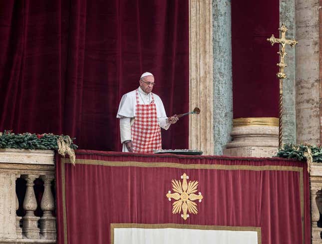 Image for article titled The Onion Looks Back At Pope Francis’ First 10 Years At A Dead End Job