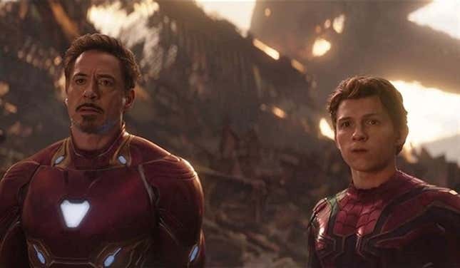 Escena de Avengers: Infinity War.