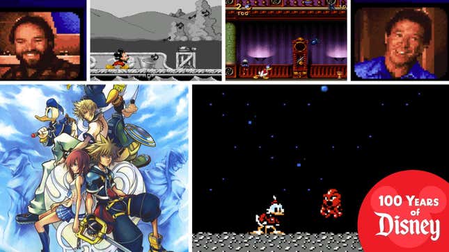 Clockwise from top left: Home Improvement: Power Tools Pursuit! , Mickey Mania, Maui Mallard In Cold Shadow, Home Improvement: Power Tools Pursuit!, DuckTales, Kingdom Hearts. (Image: Square-Enix)