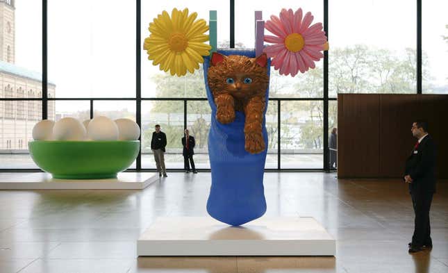 Jeff Koons Cat on a Clothesline