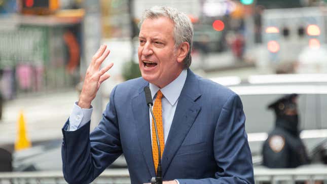 Image for article titled De Blasio: ‘Well, Well, Well, Not So Easy To Find A Mayor That Doesn’t Suck Shit, Huh?’