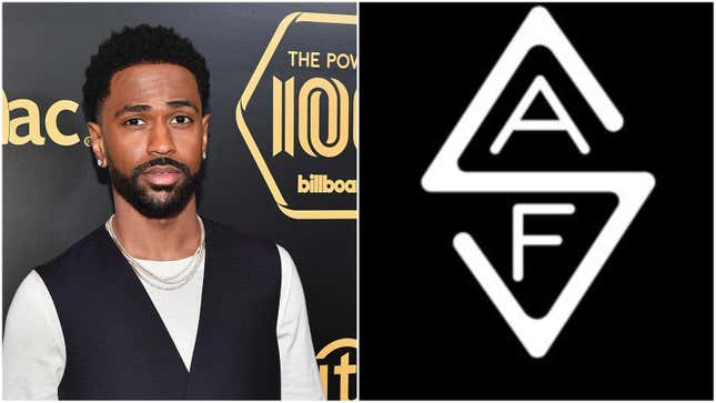 Big Sean attends the 2018 Billboard Power 100 on January 25, 2018 in New York City; The Sean Anderson Foundation logo.