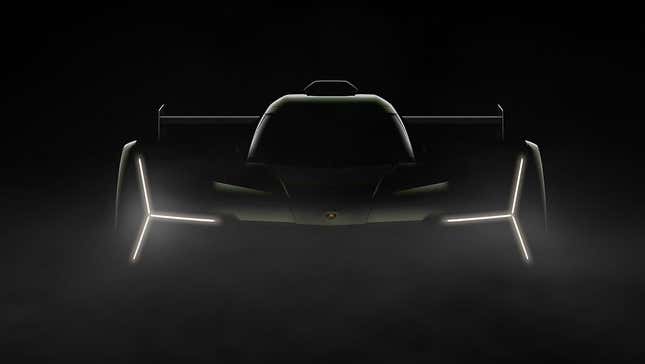 Image for article titled It Sure Seems Like Lamborghini's LMDh Le Mans Prototype Just Leaked