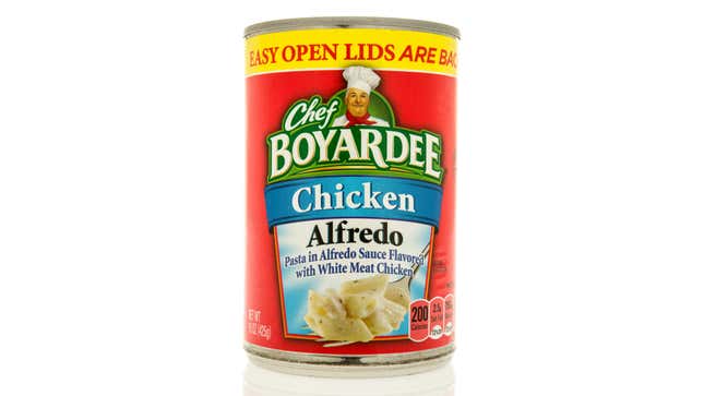 Chef Boyardee Chicken Alfredo