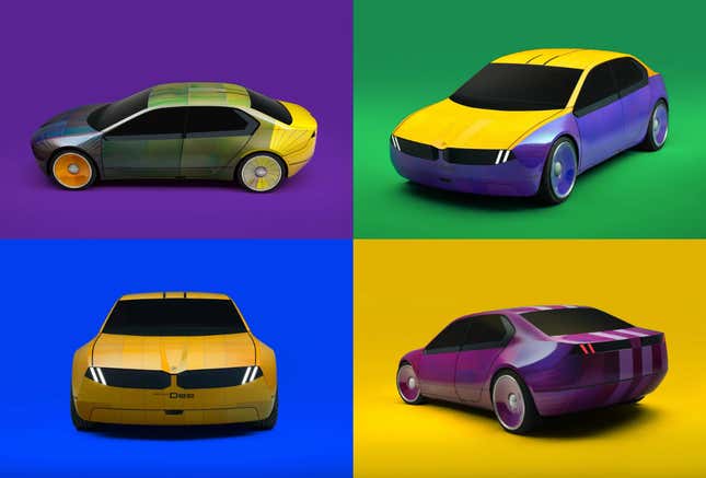 BMW tiene un auto que cambia de color