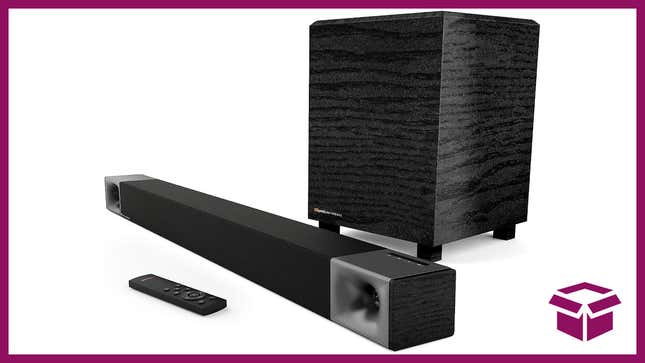 Sound is an essential part of any viewing experience, so turn it up. 