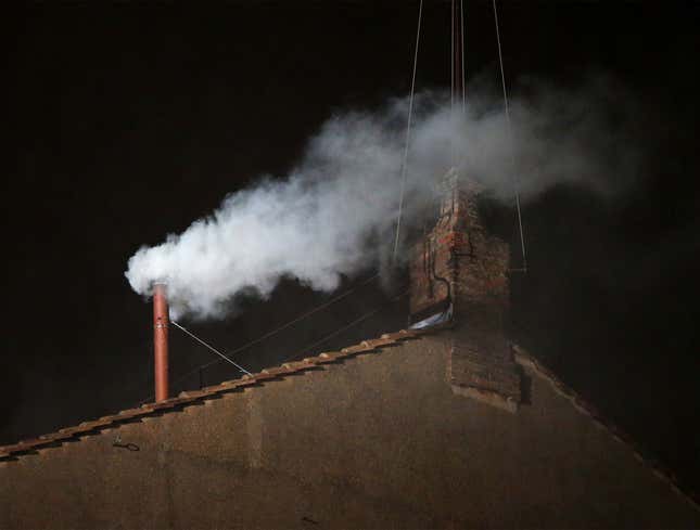 Image for article titled Plume Of Smoke Above Vatican Signals Last Evidence Of Abuse Has Been Burned
