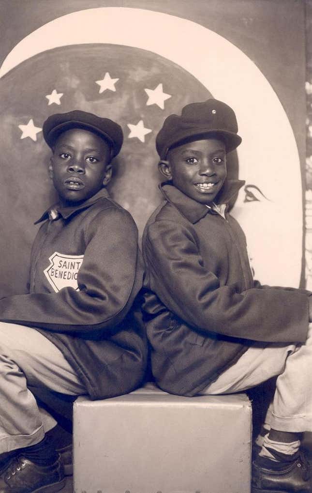 Clarence(left) with his brother Myers (right)