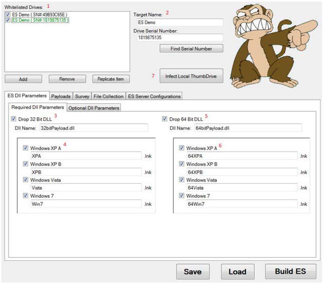 “Emotional Simian,” a tool for packaging malware described in the Brutal Kangaroo documents