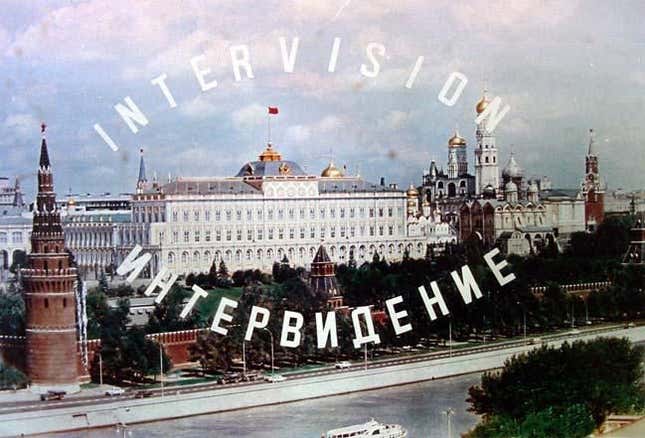 Image for article titled Russia’s latest Cold War-like move—bring back the Intervision song contest