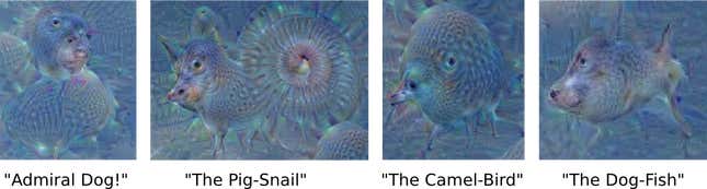 Image for article titled The “dreams” of Google’s AI are equal parts amazing and disturbing
