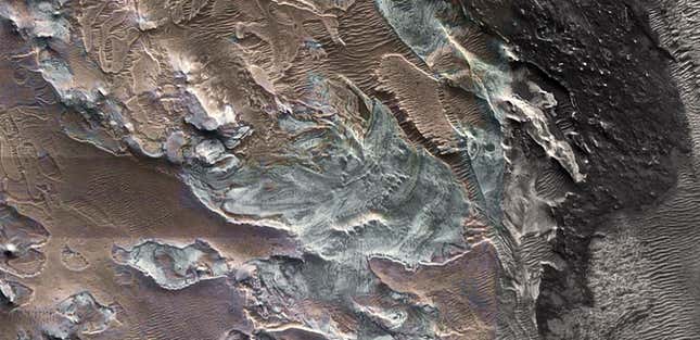 The glacial remnant near Mars' equator.