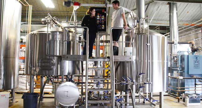Blue Bottle brewing vats