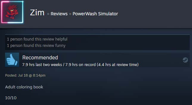 Image for article titled PowerWash Simulator, As Told By Steam Reviews