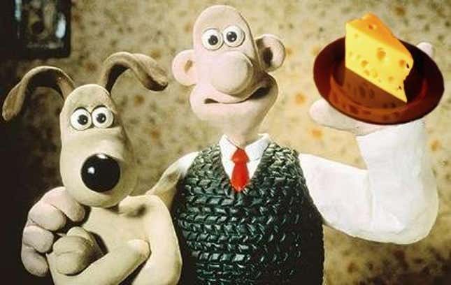 Fewer exports means more cheese for Wallace &amp; Gromit.