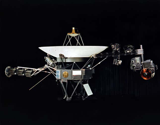 One of the identical Voyager spacecraft