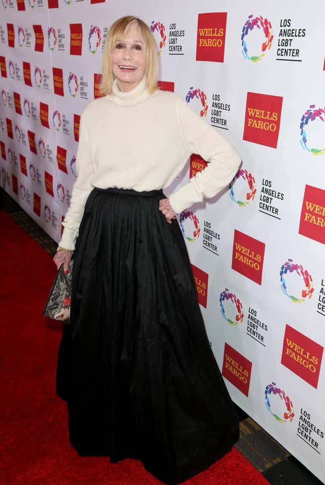 Sally Kellerman at the Los Angeles LGBT Center red carpet 