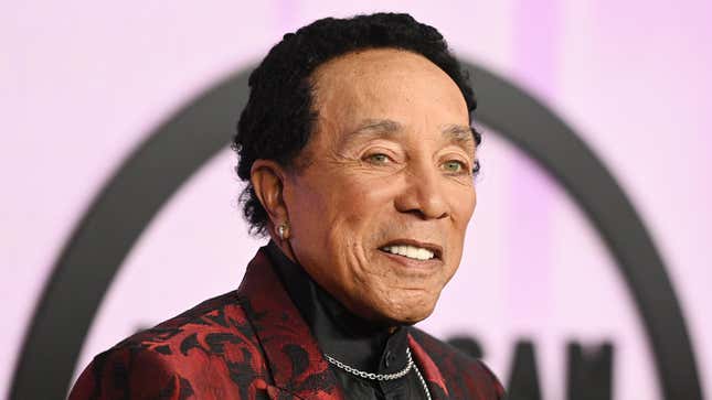 Smokey Robinson at the 2022 American Music Awards held at the Microsoft Theater at L.A. Live on November 20, 2022 in Los Angeles, California.
