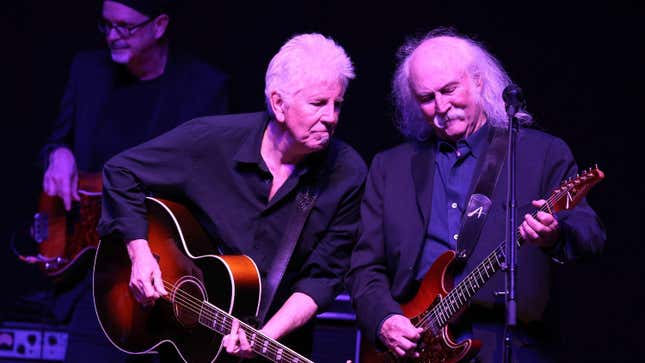 Graham Nash and David Crosby together in 2014