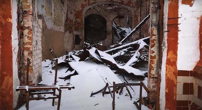 La ciudad de Izium en Ucrania en ruinas tras la invasión rusa