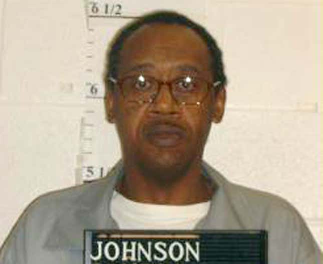 This photo provided by the Missouri Department of Corrections shows Ernest Johnson. Johnson was convicted of killing three Columbia, Mo., convenience store workers with a claw hammer in 1994.