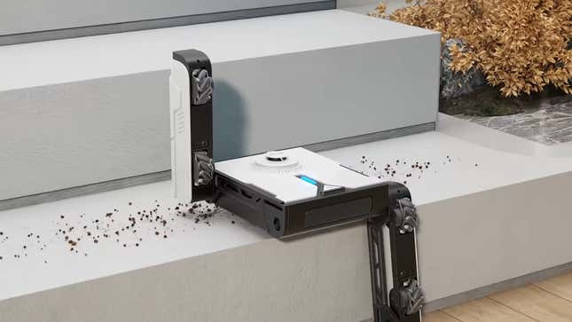 Imagen para el artículo titulado Este ingenioso robot aspirador promete ser el primero en subir y bajar escaleras