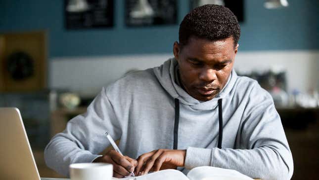 Image for article titled Herschel Walker Brushes Up On Theoretical Physics, Linguistics To Formulate Ideal Conditions For Warnock Debate