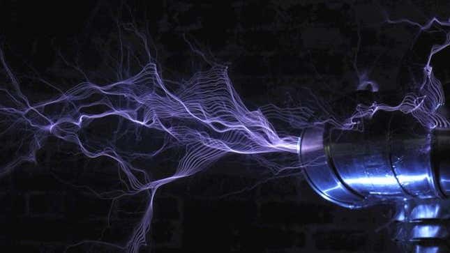If Tesla coils appeared in the Matrix, they'd look like this