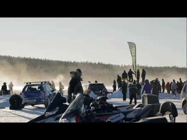 Watch Norwegians Hoon Awesome Cars On A Frozen Lake
