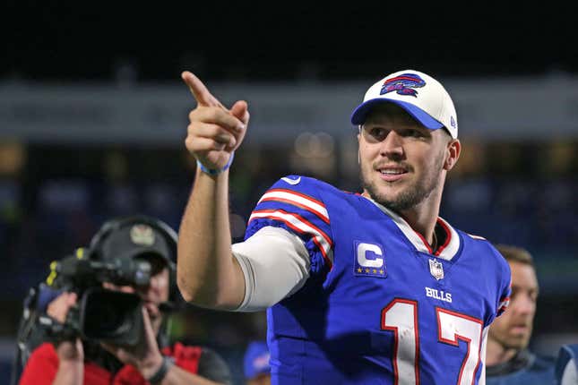 Buffalo Bills quarterback Josh Allen is one of the NFL's top young stars