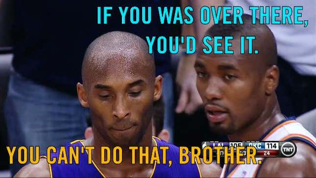 Kobe Bryant Told Serge Ibaka His Nutshot On Blake Griffin Was "Hogshit"