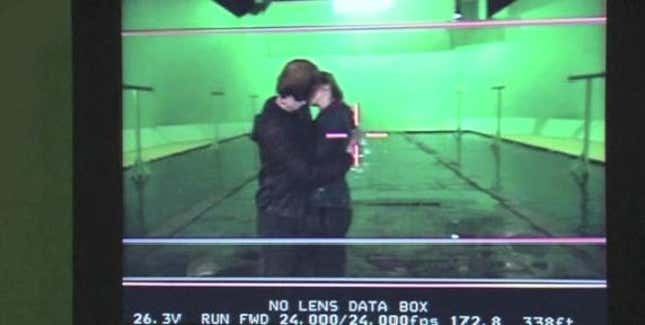 Ron And Hermione's Kiss: The Awkward First Take