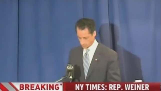 Anthony Weiner's Tearful, Interminable Sexting Confession