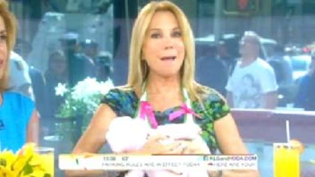Breastfeeding Baby Doll Suckles At Kathie Lee's Bosom