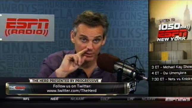 Colin Cowherd Is Obsessed With "Thugs," So Here's A Rap Video Featuring Colin Cowherd