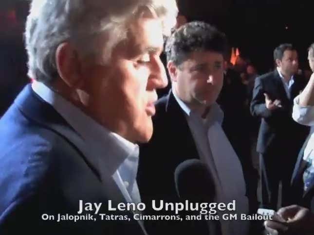 Jay Leno Loves Jalopnik; Hates Malaise Era Cars