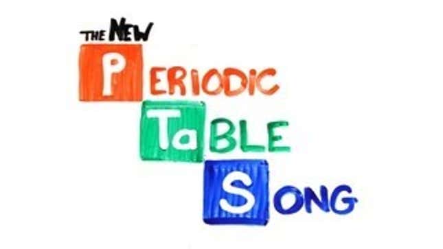 It Takes An Earworm To Memorize The Periodic Table