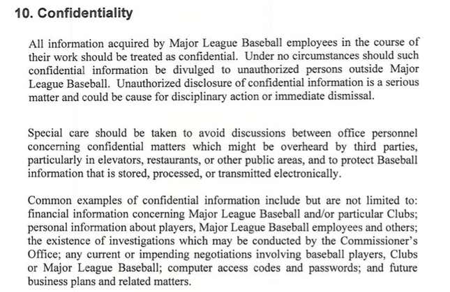 Image for article titled No Steroids, No Birthday Cake: Parsing MLB's Employee Handbook