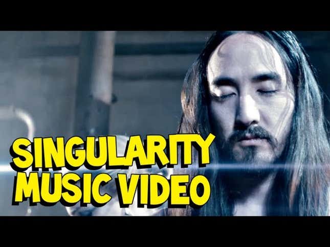 Steve Aoki explores the Singularity in this futuristic new video