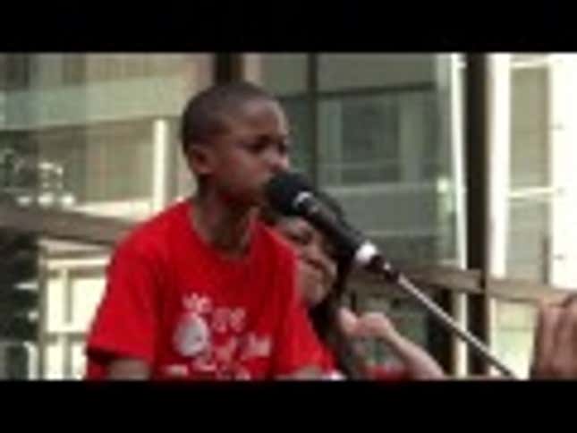 Amazing 9-Year-Old Gives Impassioned Speech to Protest School Closures